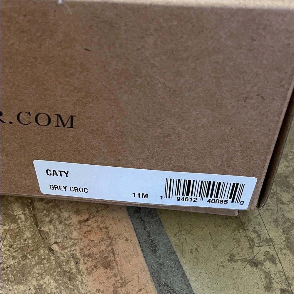 NEW Matisse Size 11 Caty Grey Croc Embossed Leather Western Boots MSRP$215